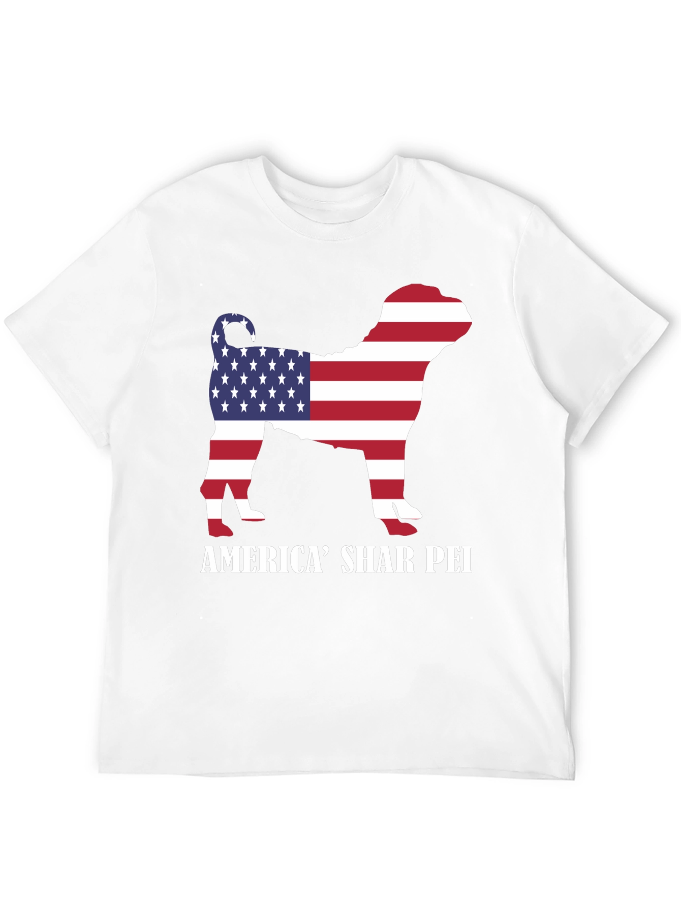 America Shar Pei Dog T-Shirt