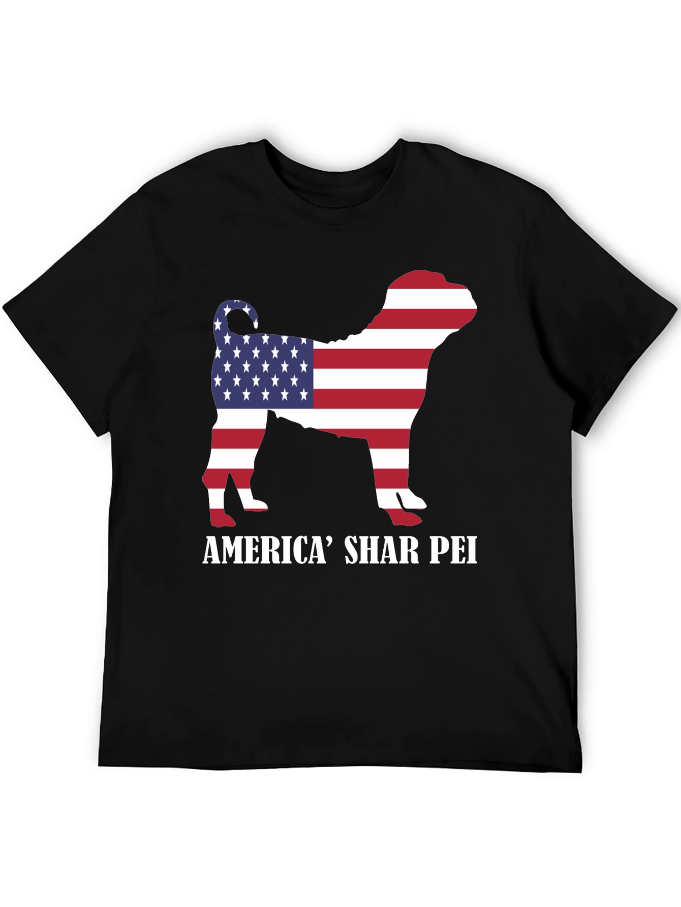 America Shar Pei Dog T-Shirt