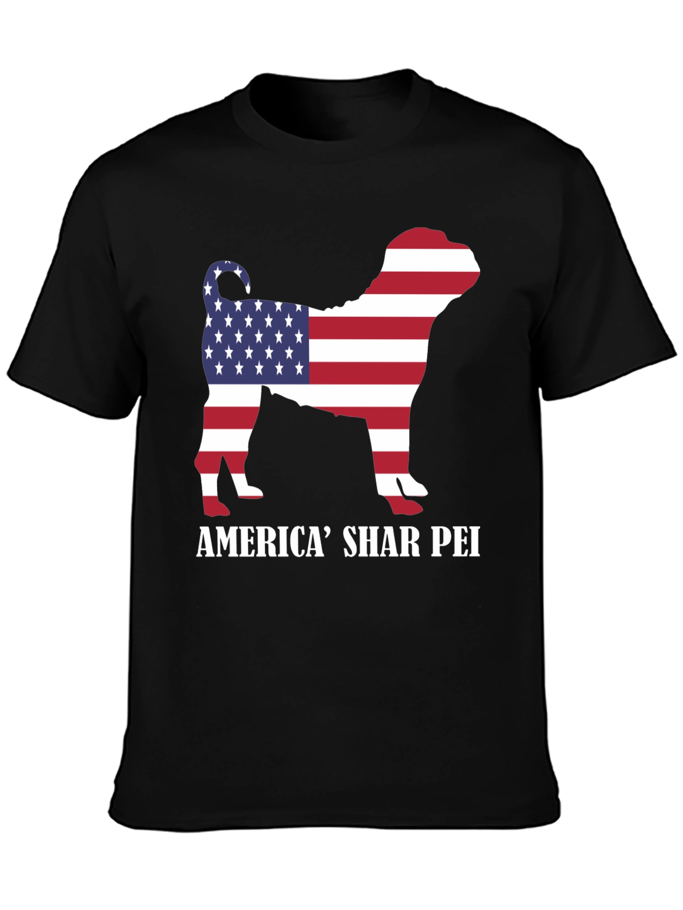 America Shar Pei Dog T-Shirt