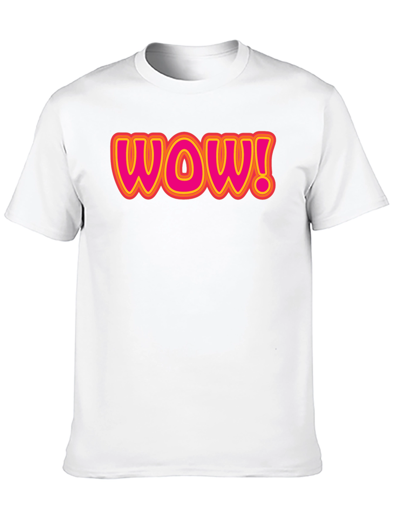 WOW! Graphic T-Shirt - Bold & Fun Design