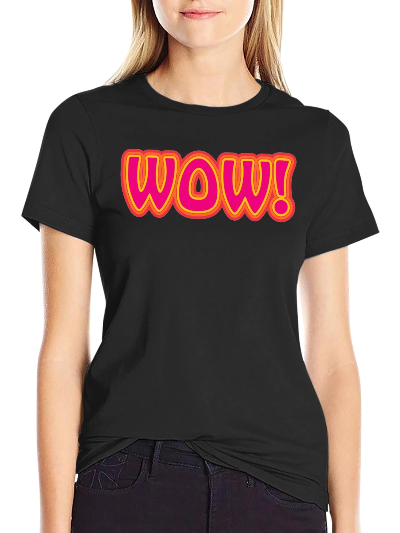 WOW! Graphic T-Shirt - Bold & Fun Design