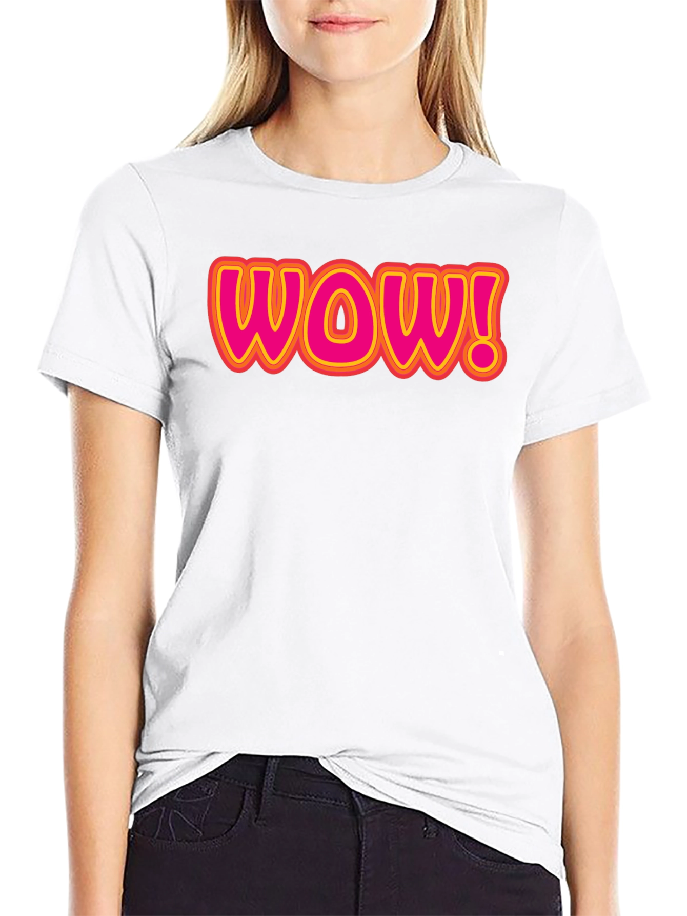 WOW! Graphic T-Shirt - Bold & Fun Design