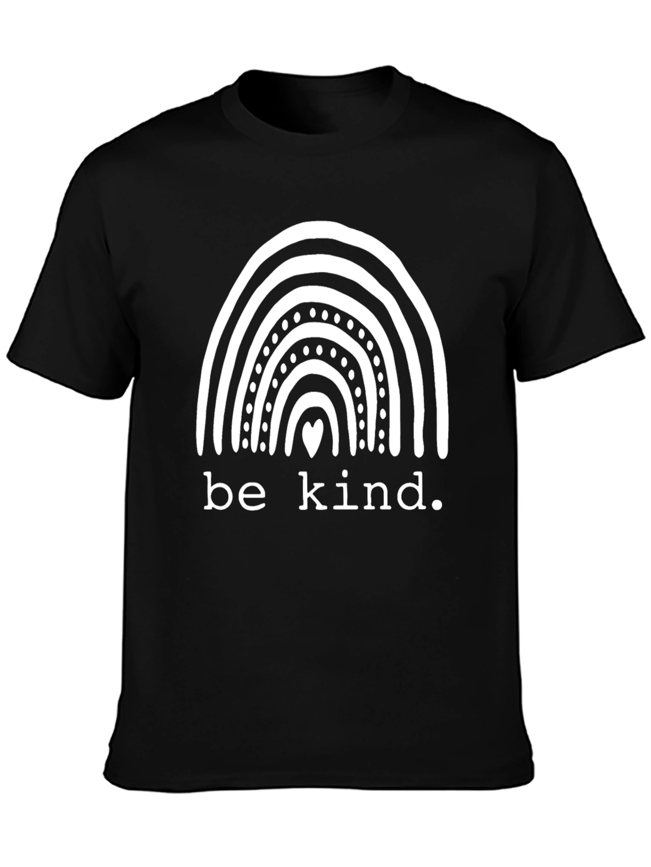 Be Kind Rainbow Graphic Tee - Unisex Soft Cotton