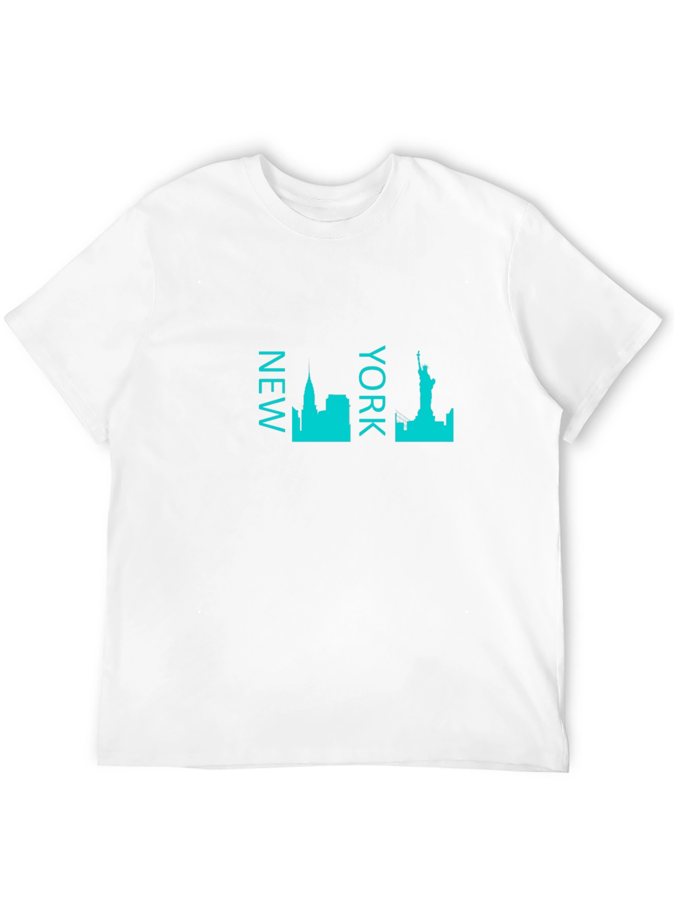 New York Skyline Graphic Tee - Black