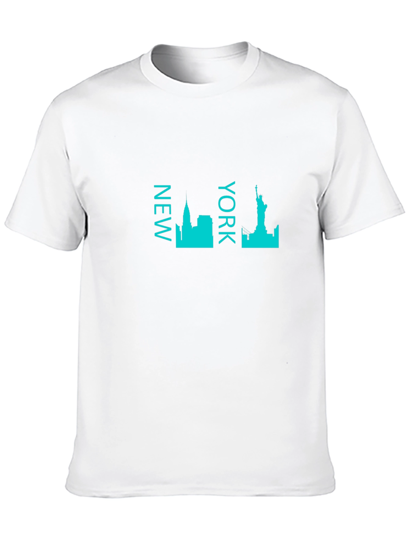 New York Skyline Graphic Tee - Black