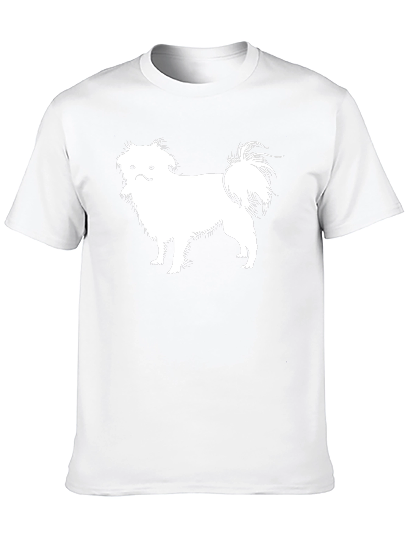 Pekingese Dog Graphic Tee - Black Cotton T-Shirt