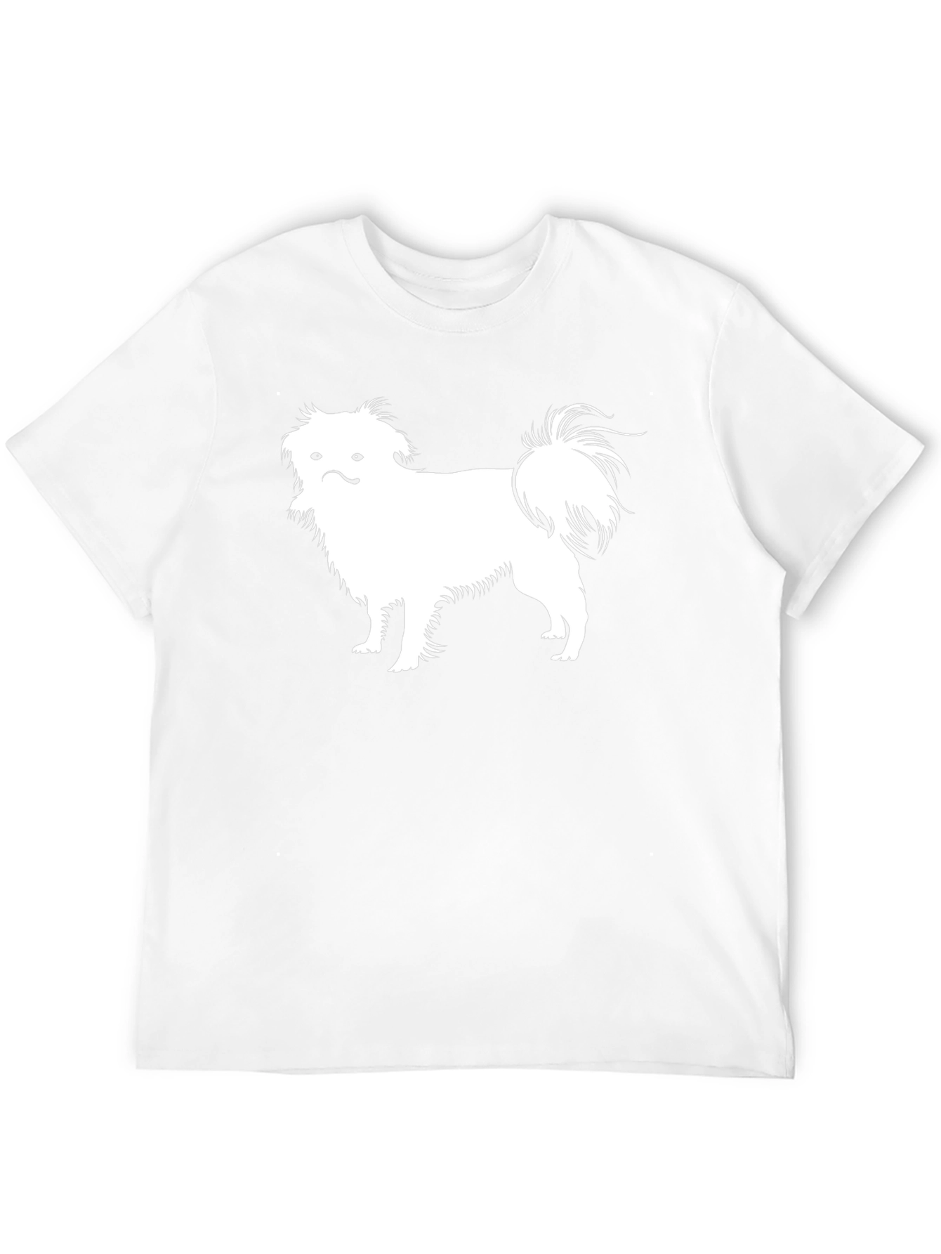 Pekingese Dog Graphic Tee - Black Cotton T-Shirt