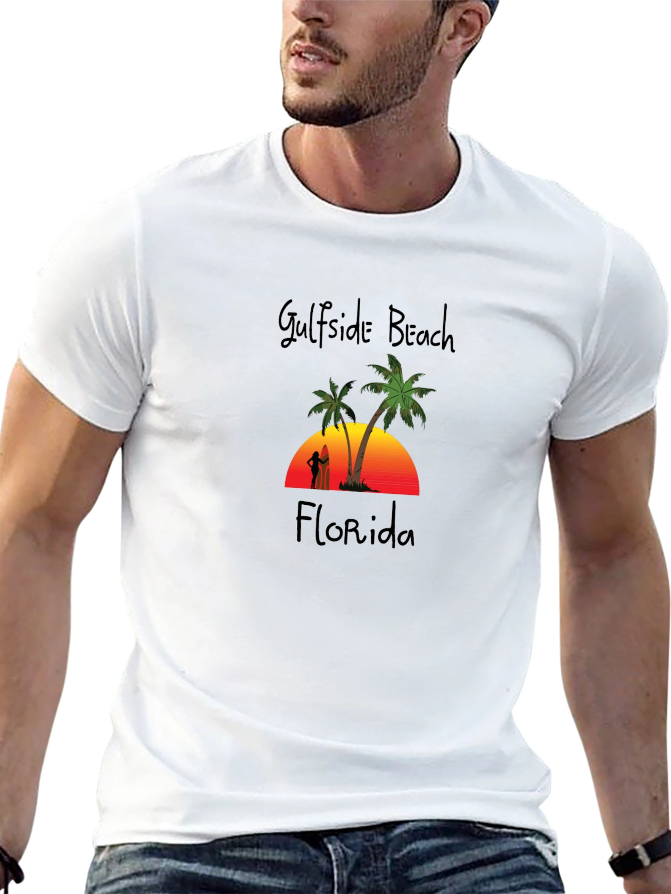 Gulfside Beach Florida Graphic T-Shirt