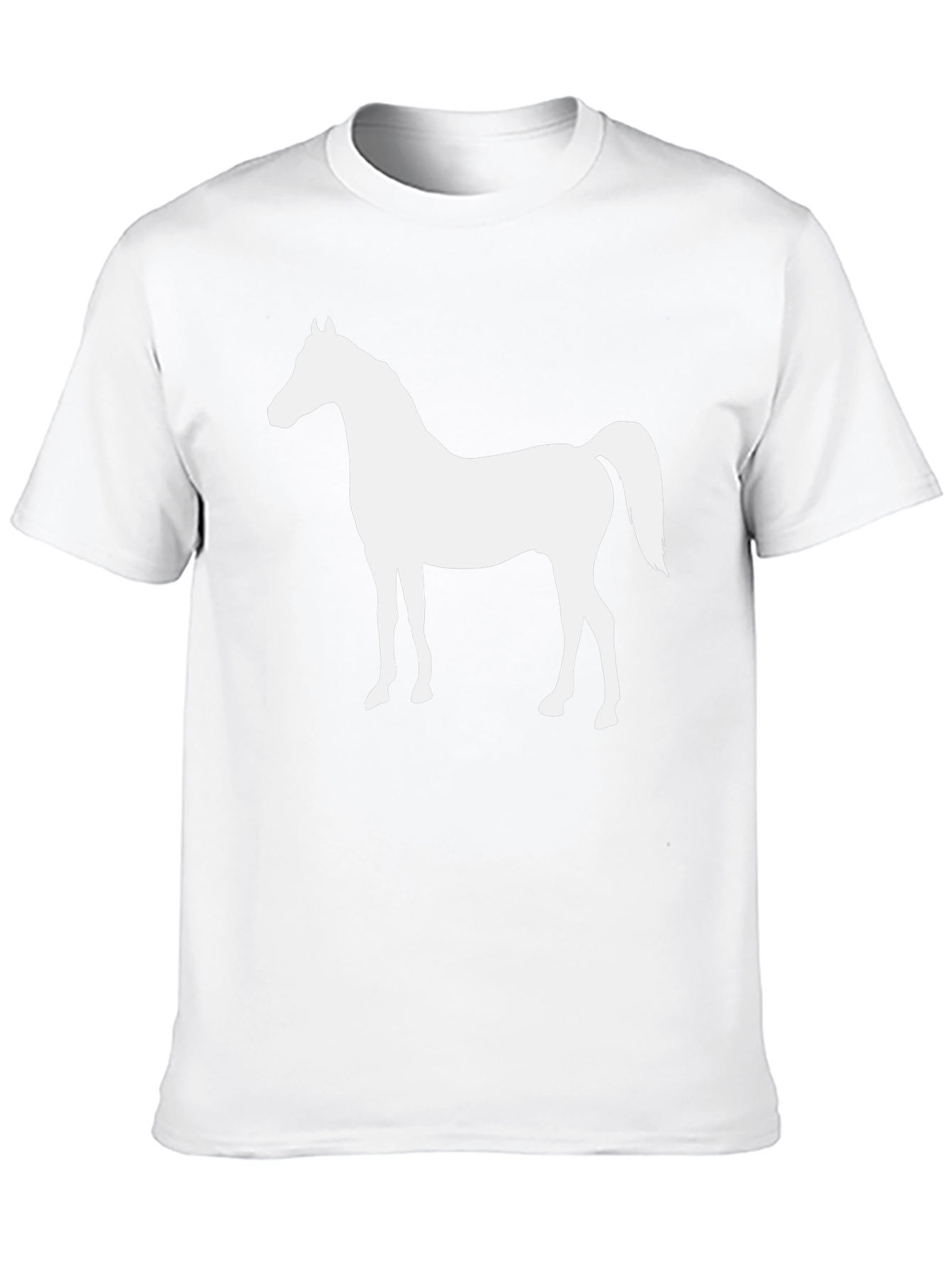 Horse Graphic T-Shirt | Black Cotton Tee
