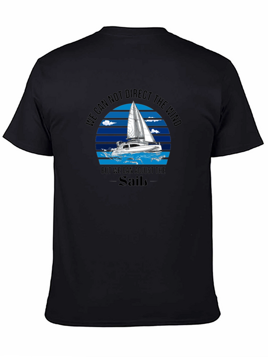 Sailboat Graphic T-Shirt: Adjust the Sails