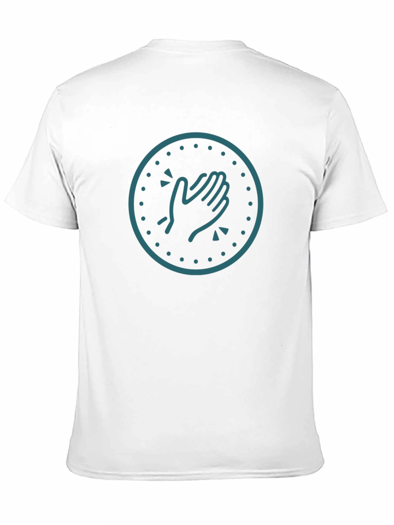 Clapping Hands Graphic Tee - Trendy Black T-Shirt
