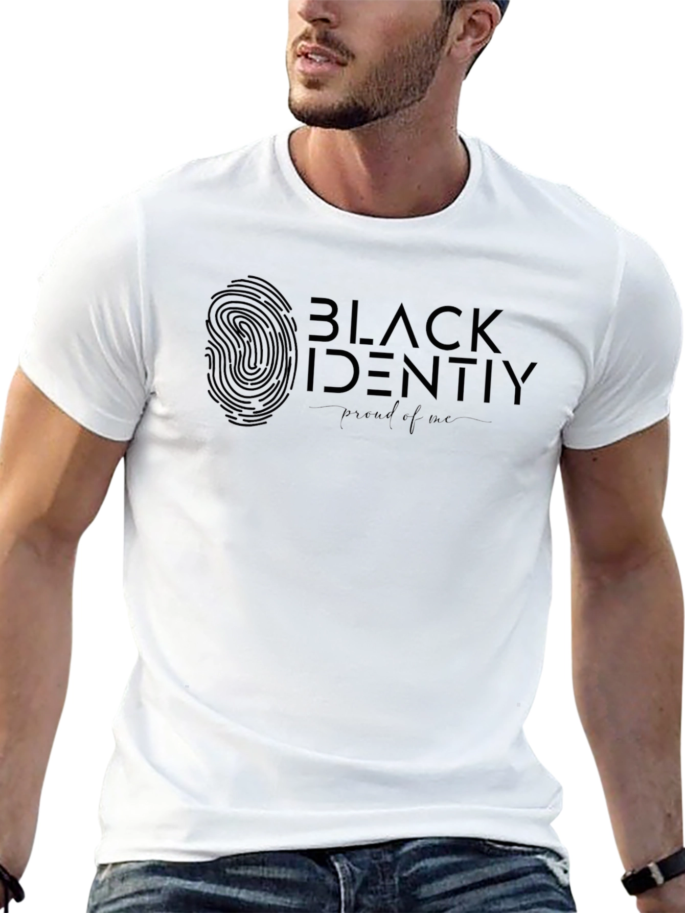 Black Identity T-Shirt - Proud of Me