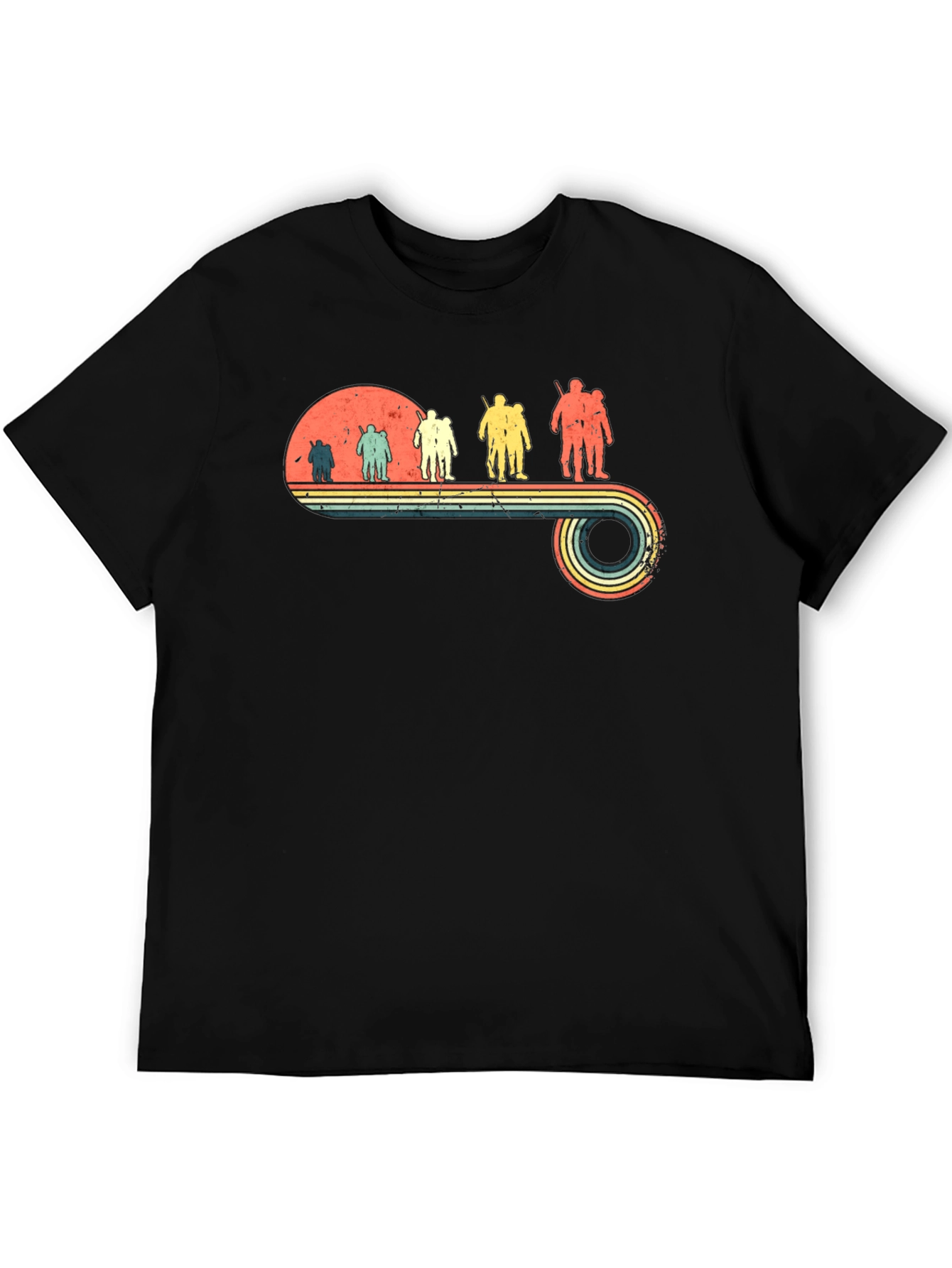 Retro Hiking Crew Neck T-Shirt