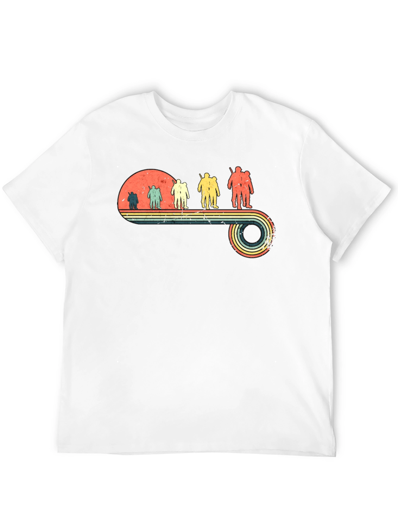 Retro Hiking Crew Neck T-Shirt