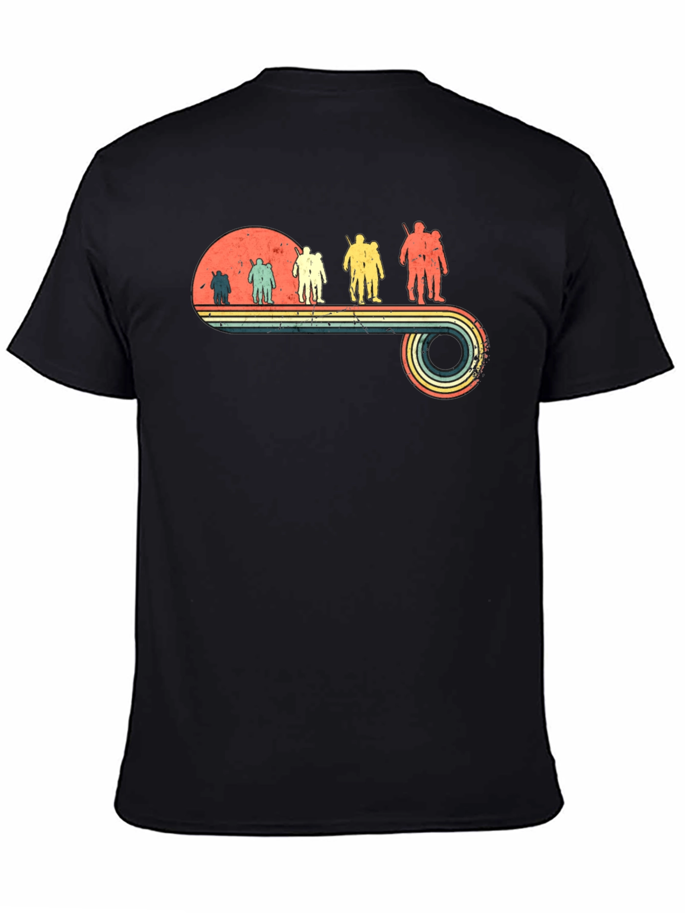 Retro Hiking Crew Neck T-Shirt