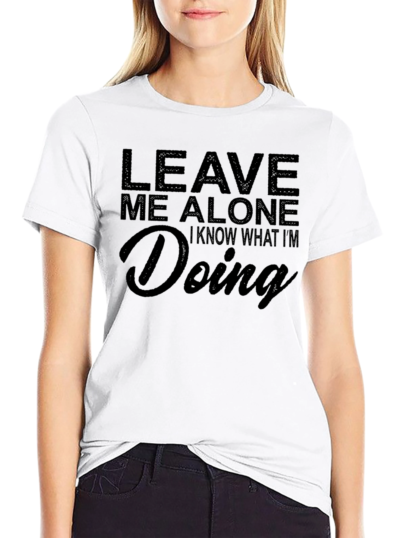 Leave Me Alone T-Shirt - Funny Sarcastic Tee
