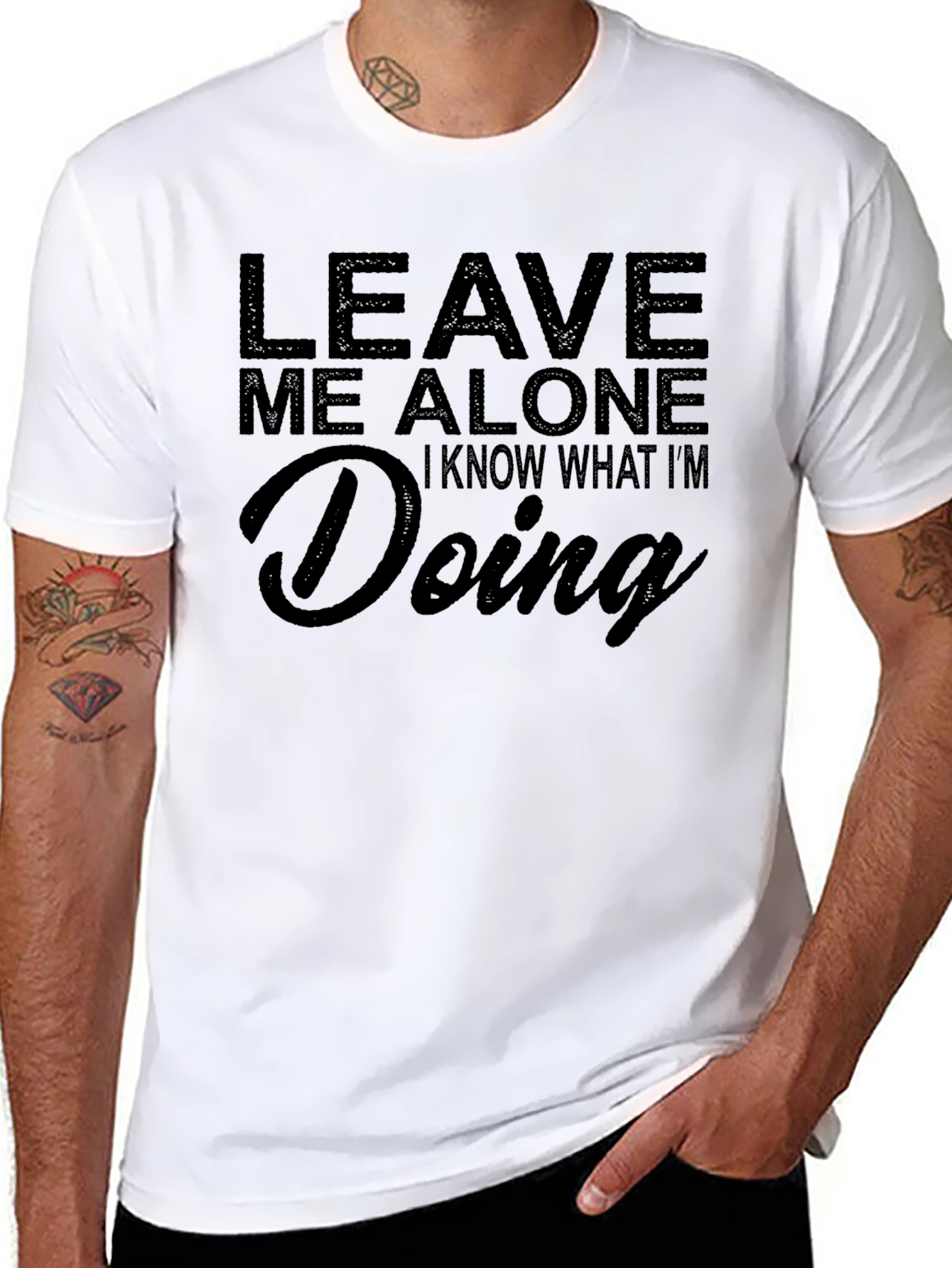 Leave Me Alone T-Shirt - Funny Sarcastic Tee