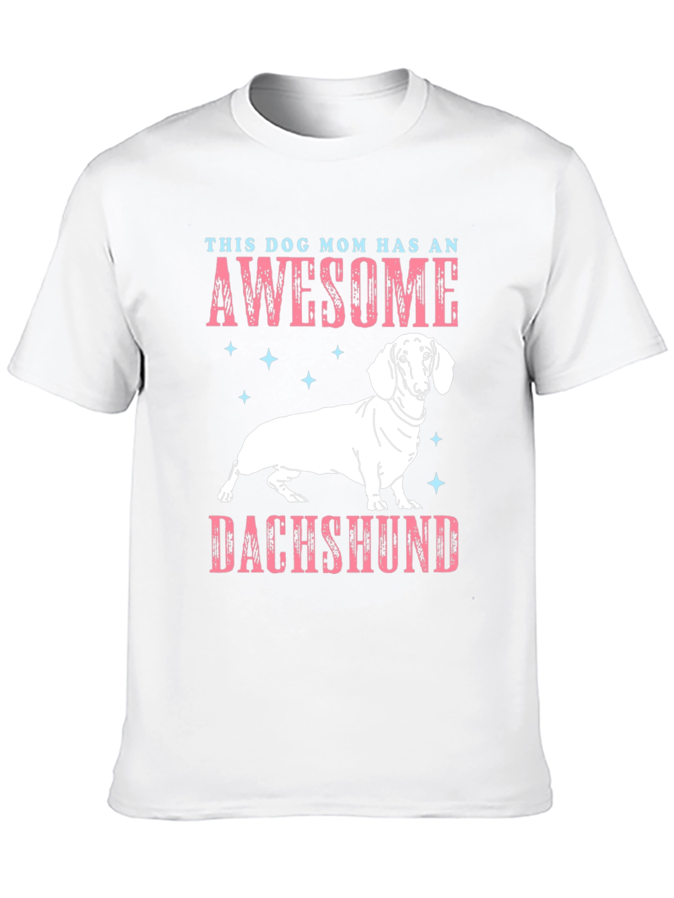 Awesome Dachshund Dog Mom Graphic Tee