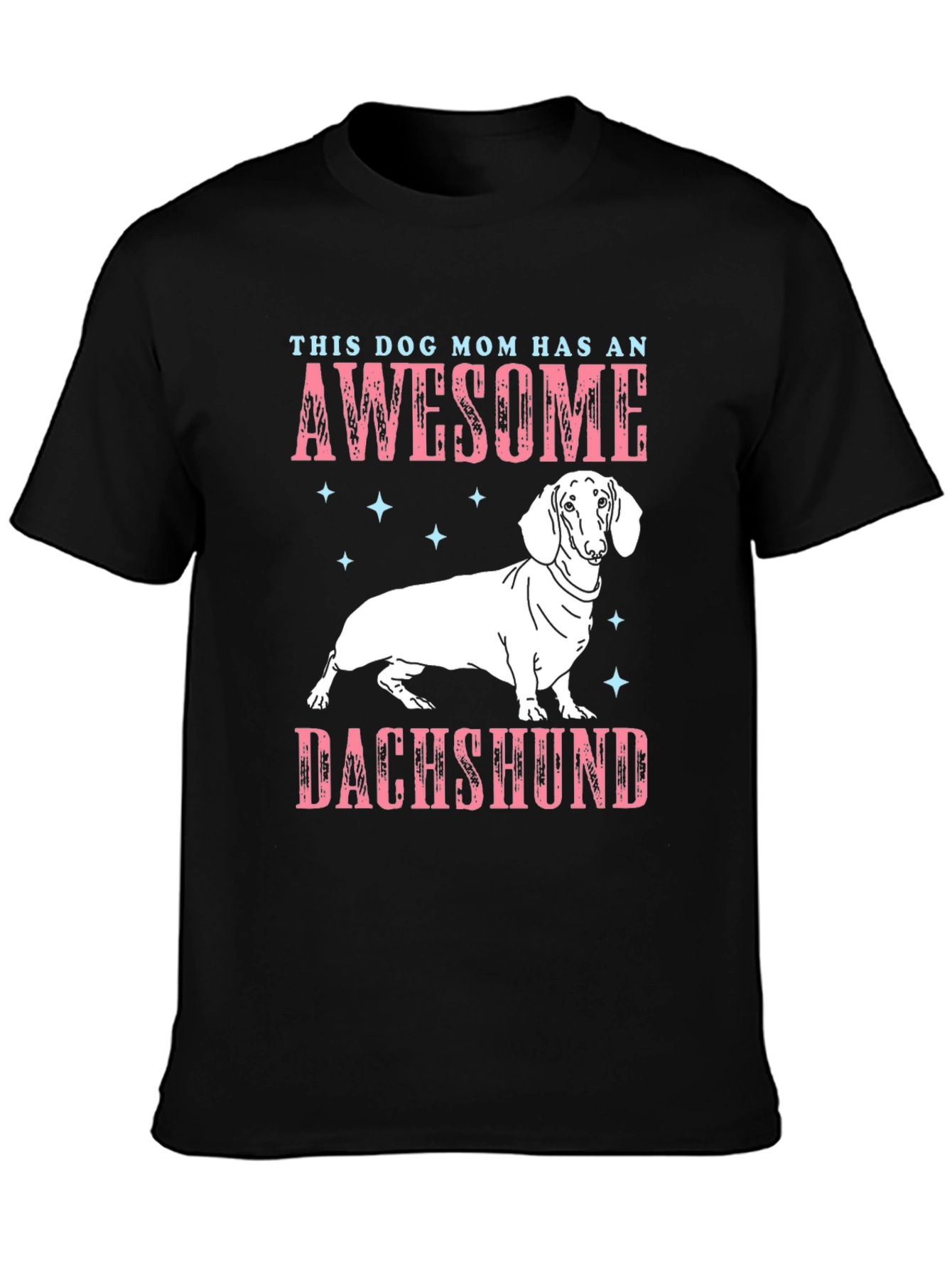 Awesome Dachshund Dog Mom Graphic Tee