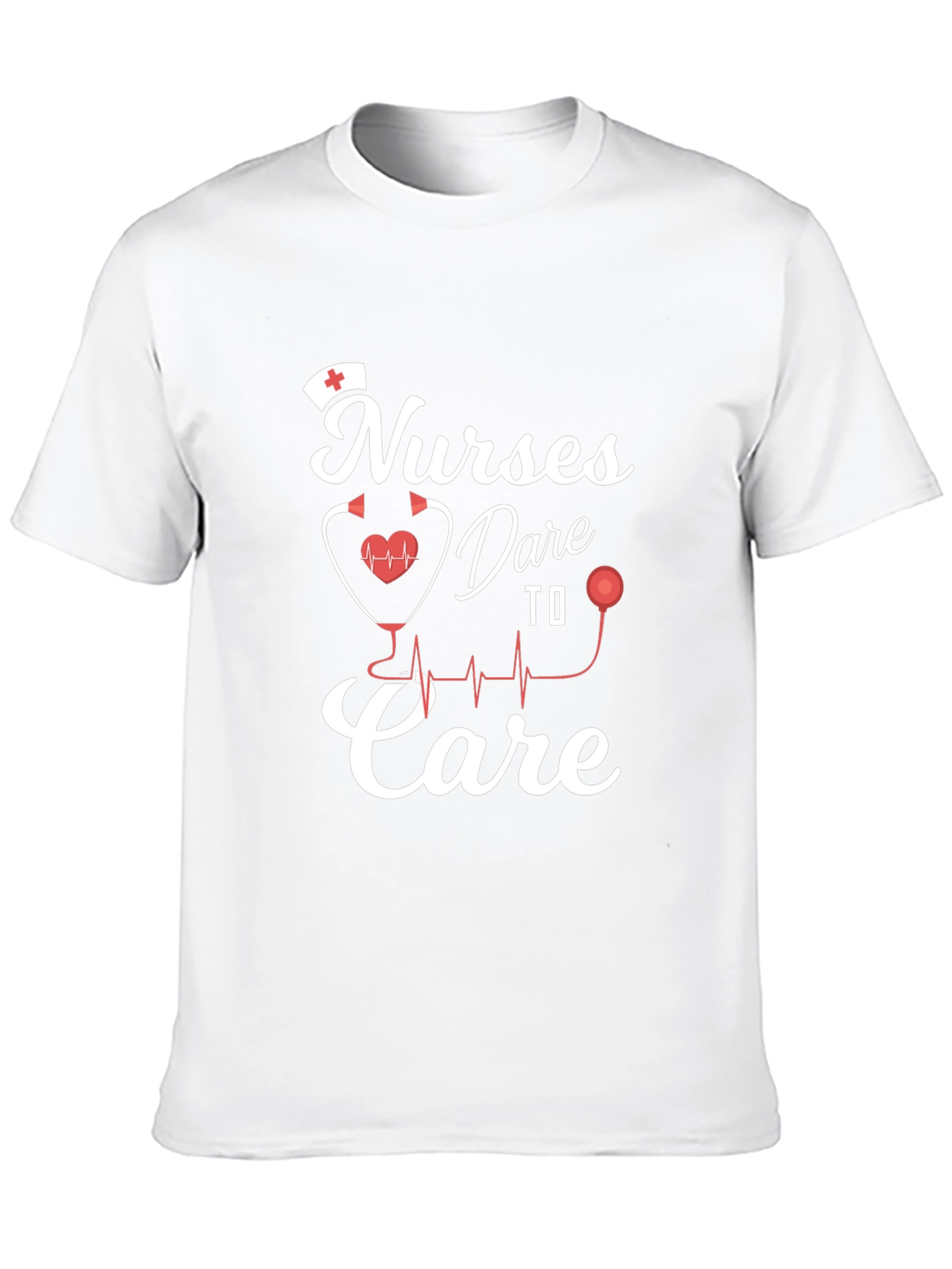 Nurses Dare to Care Black T-Shirt