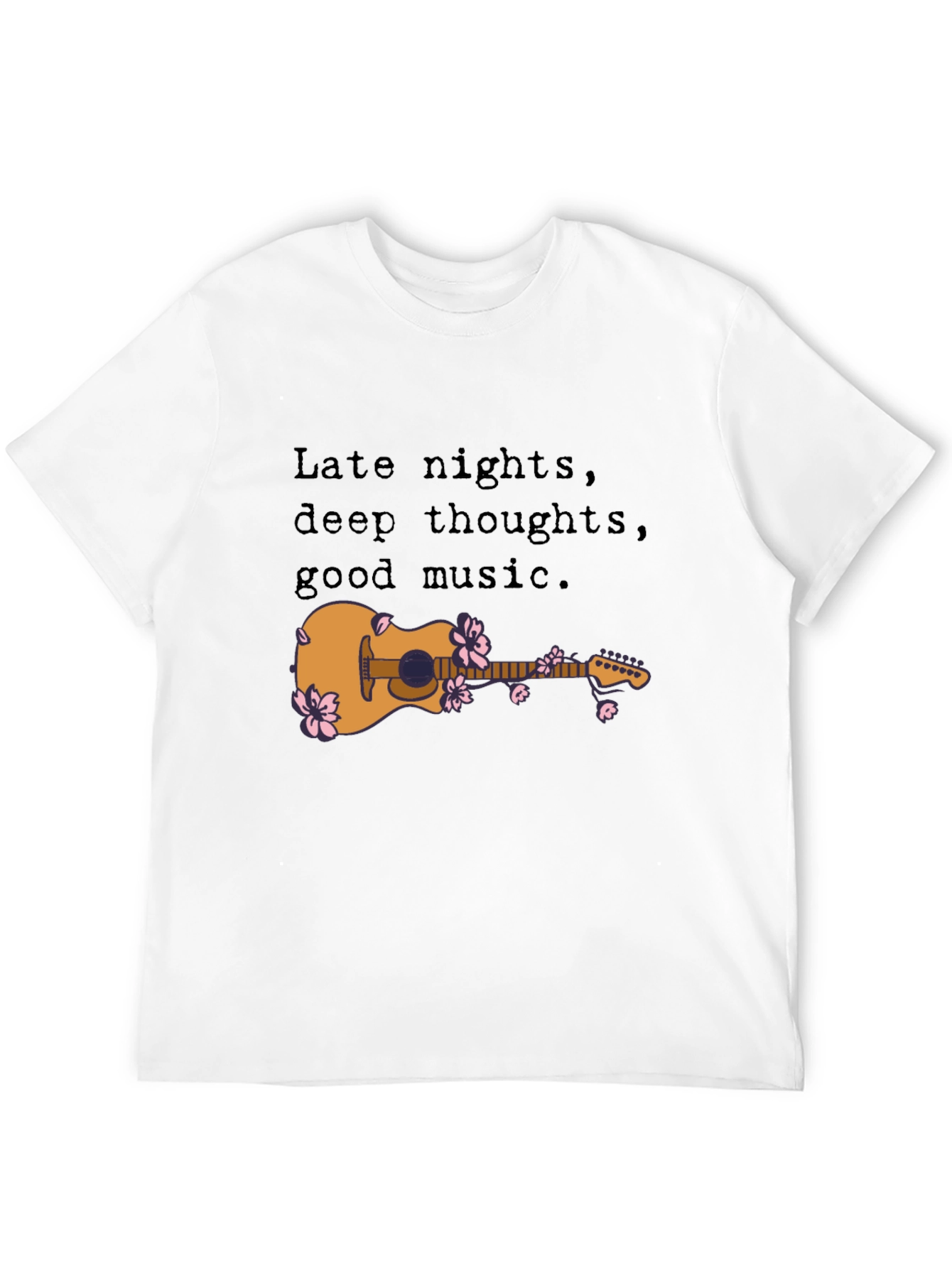 Late Nights Guitar Graphic Tee