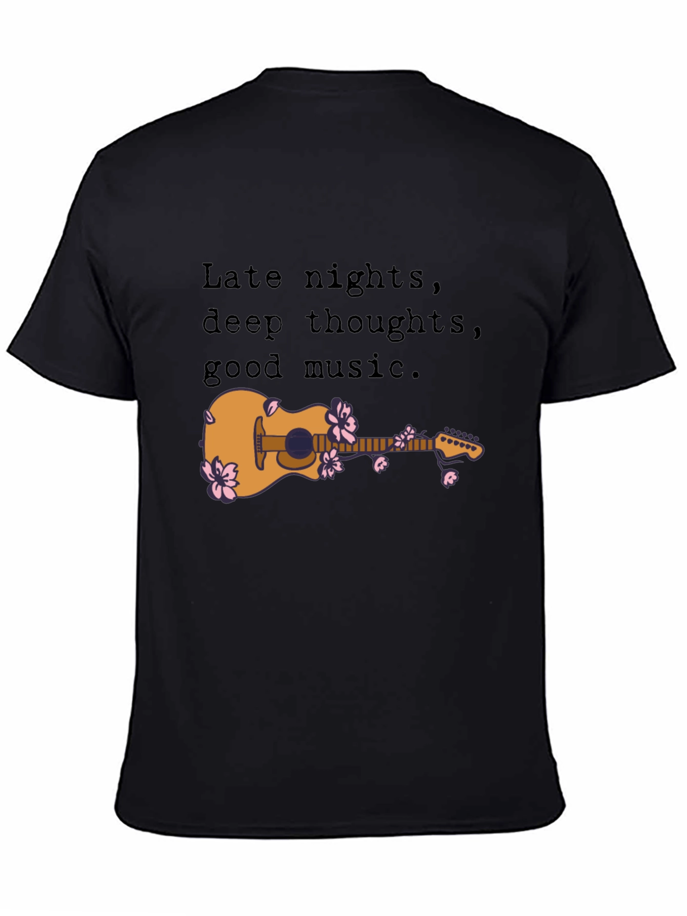 Late Nights Guitar Graphic Tee