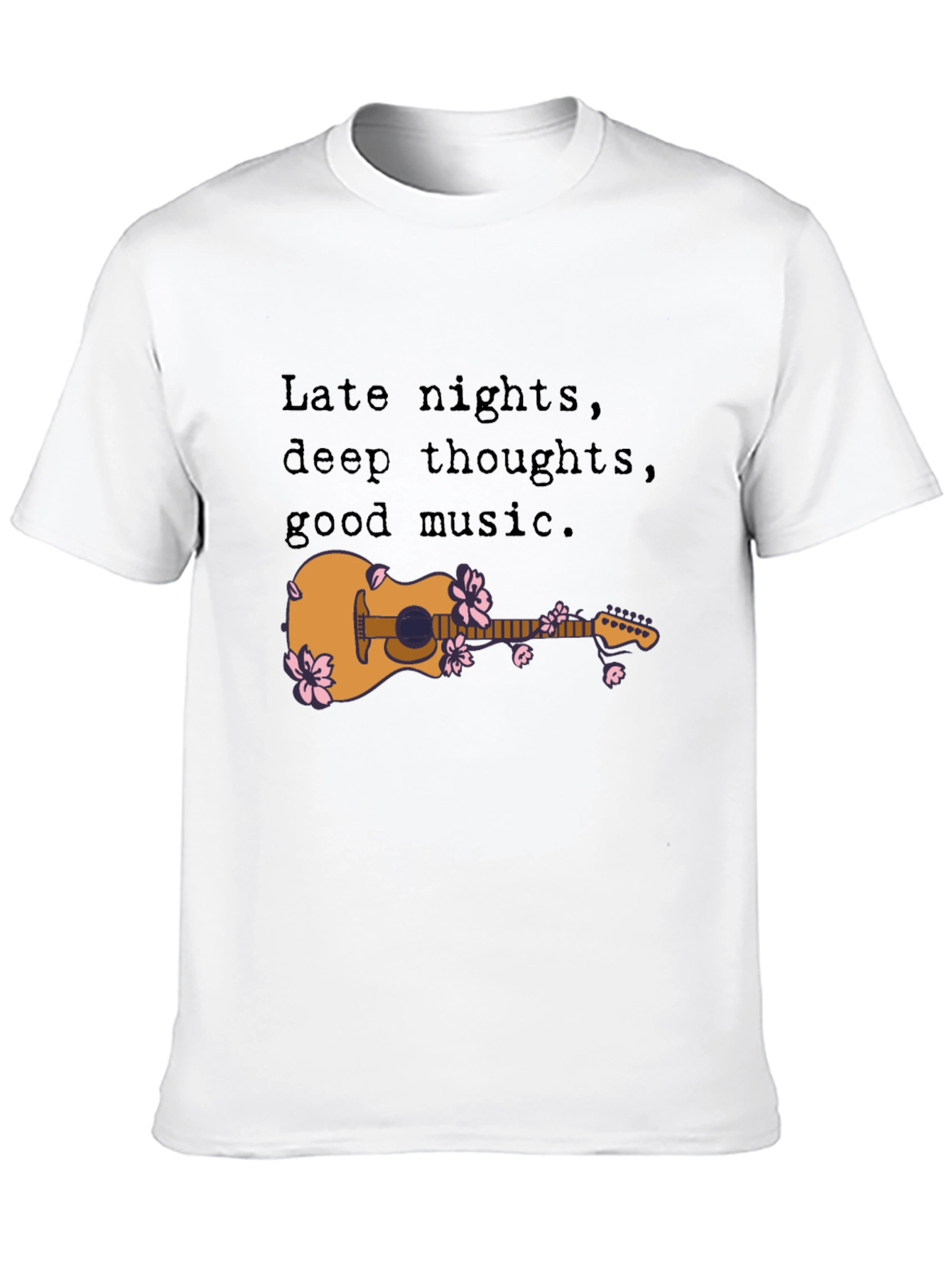 Late Nights Guitar Graphic Tee