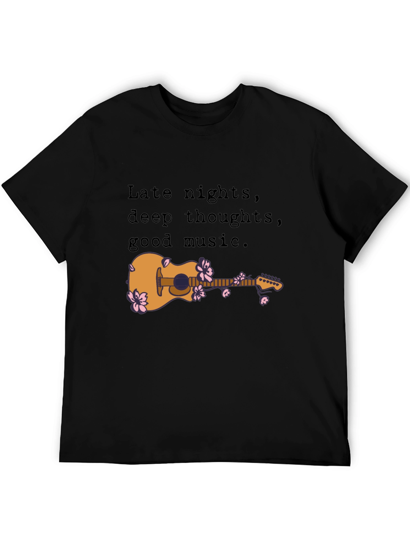 Late Nights Guitar Graphic Tee
