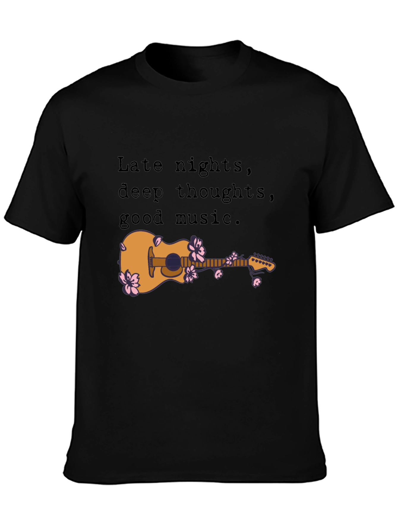 Late Nights Guitar Graphic Tee