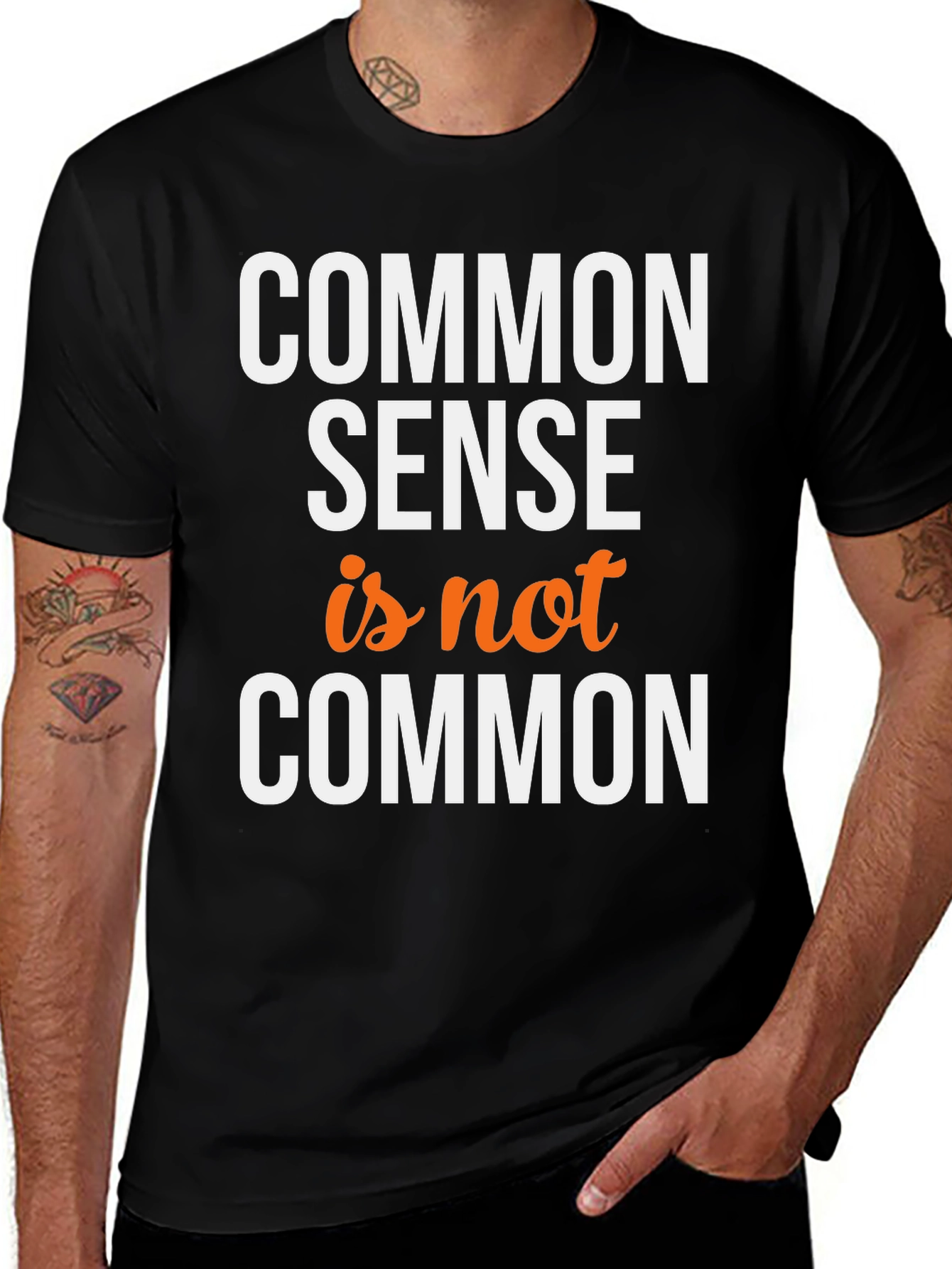 Common Sense Humor T-Shirt - Soft Cotton Tee