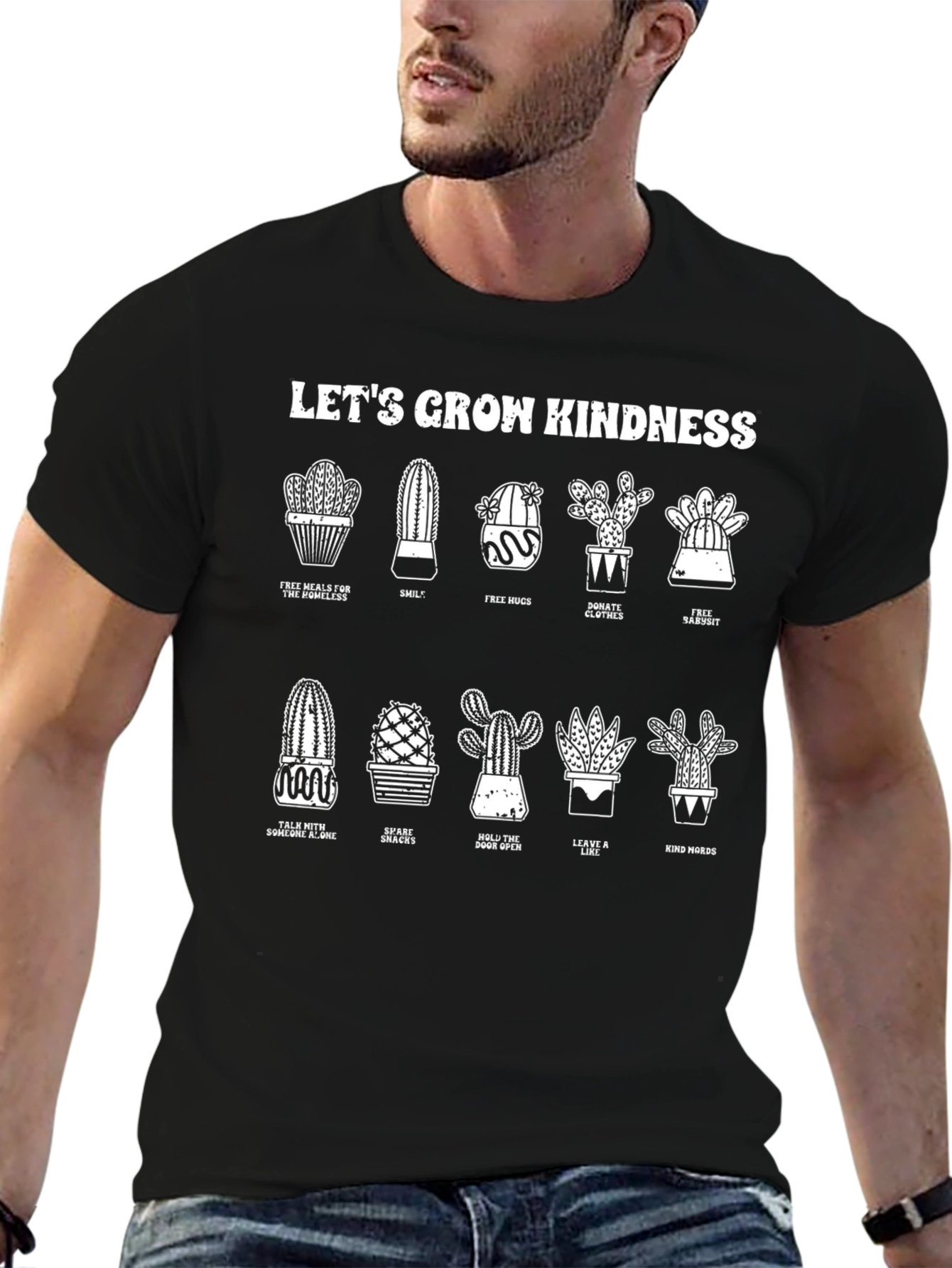 Lets Grow Kindness Graphic T-Shirt