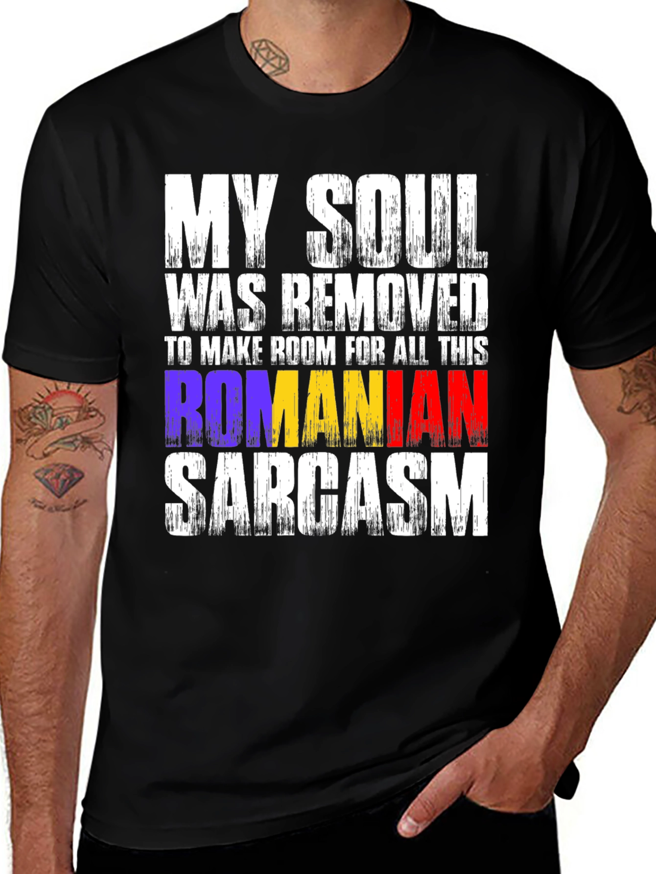 Romanian Sarcasm T-Shirt - Funny Graphic Tee