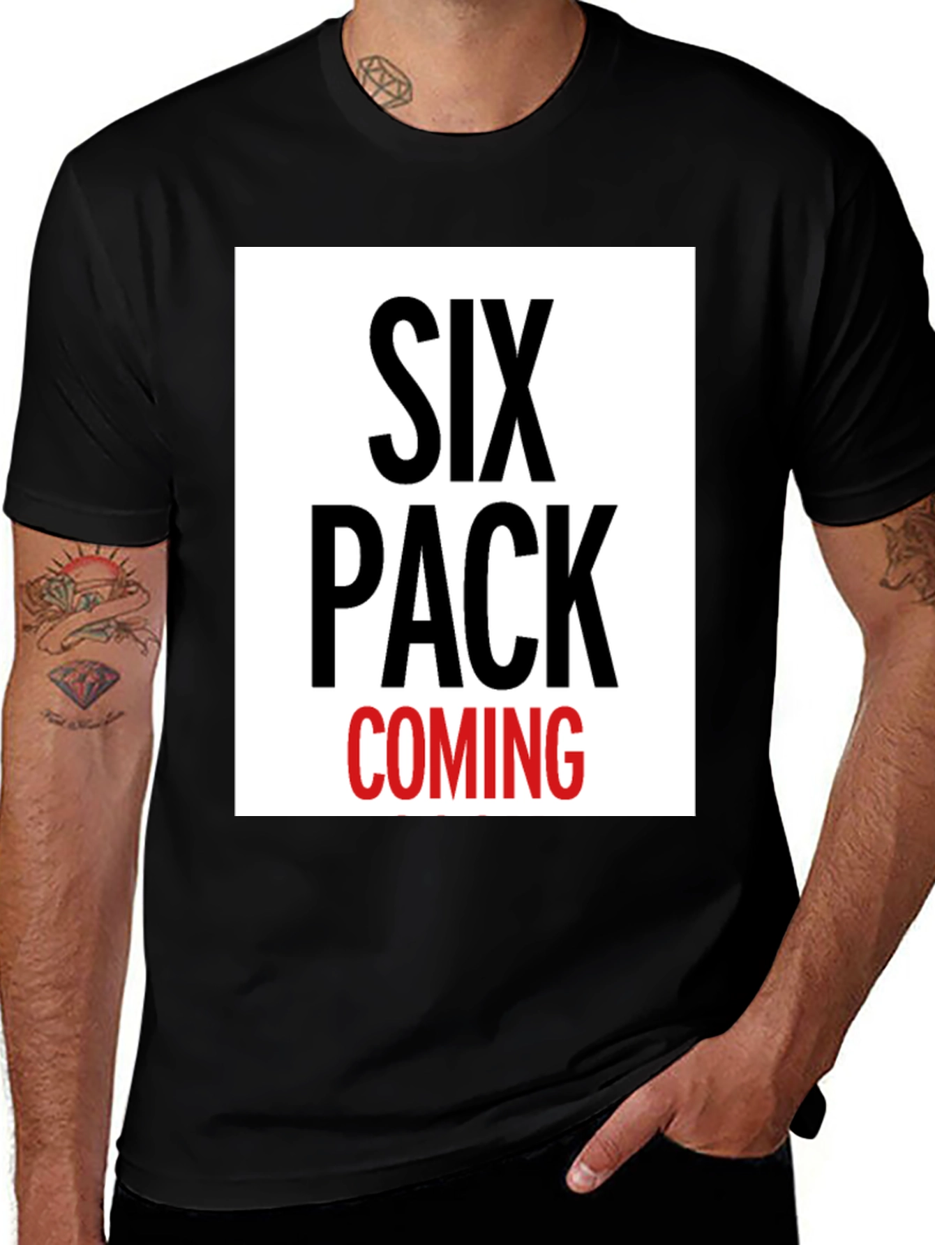 Six Pack Coming T-Shirt