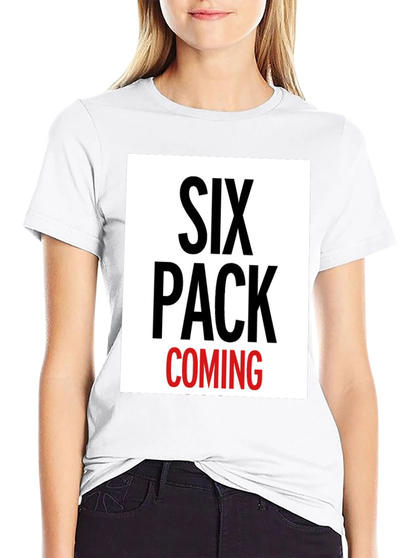 Six Pack Coming T-Shirt