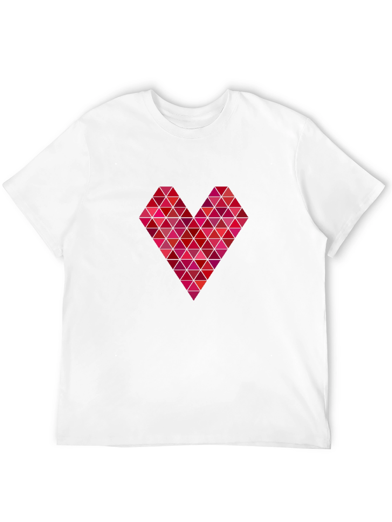 Geometric Heart T-Shirt - Love in Style!