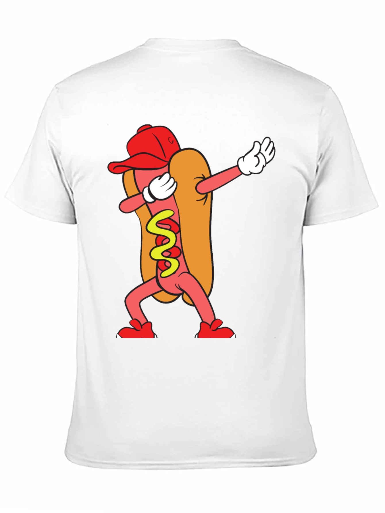 Dabbing Hot Dog Graphic Tee