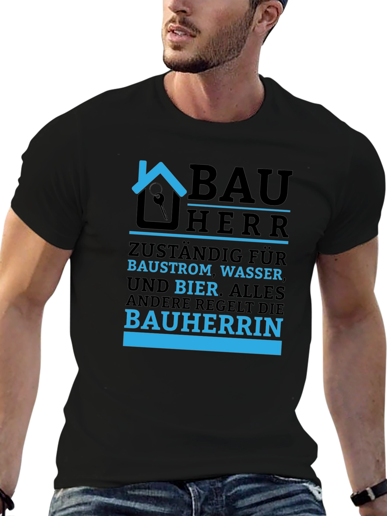 Bauherr Graphic Tee - Building & Beer T-Shirt