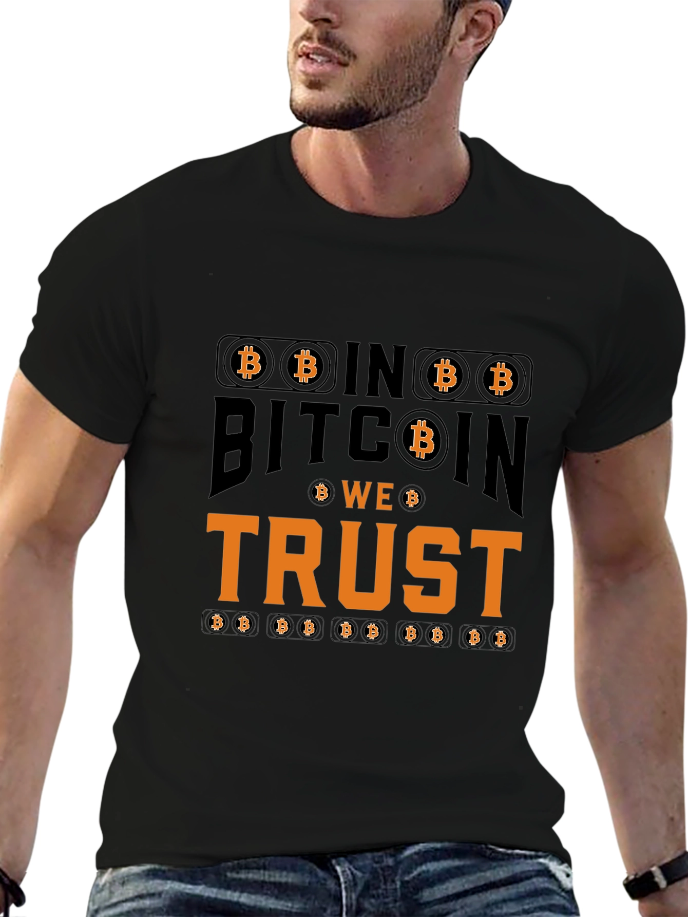 Bitcoin We Trust T-Shirt - Crypto Currency Tee