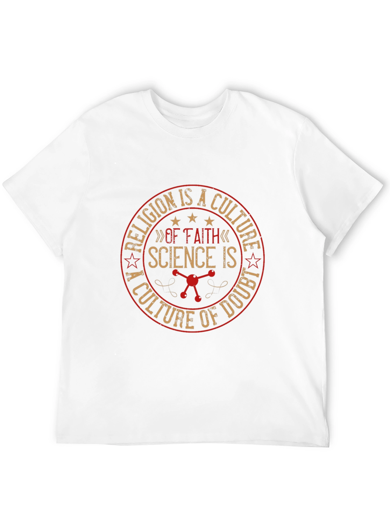 Science vs Religion Graphic Tee