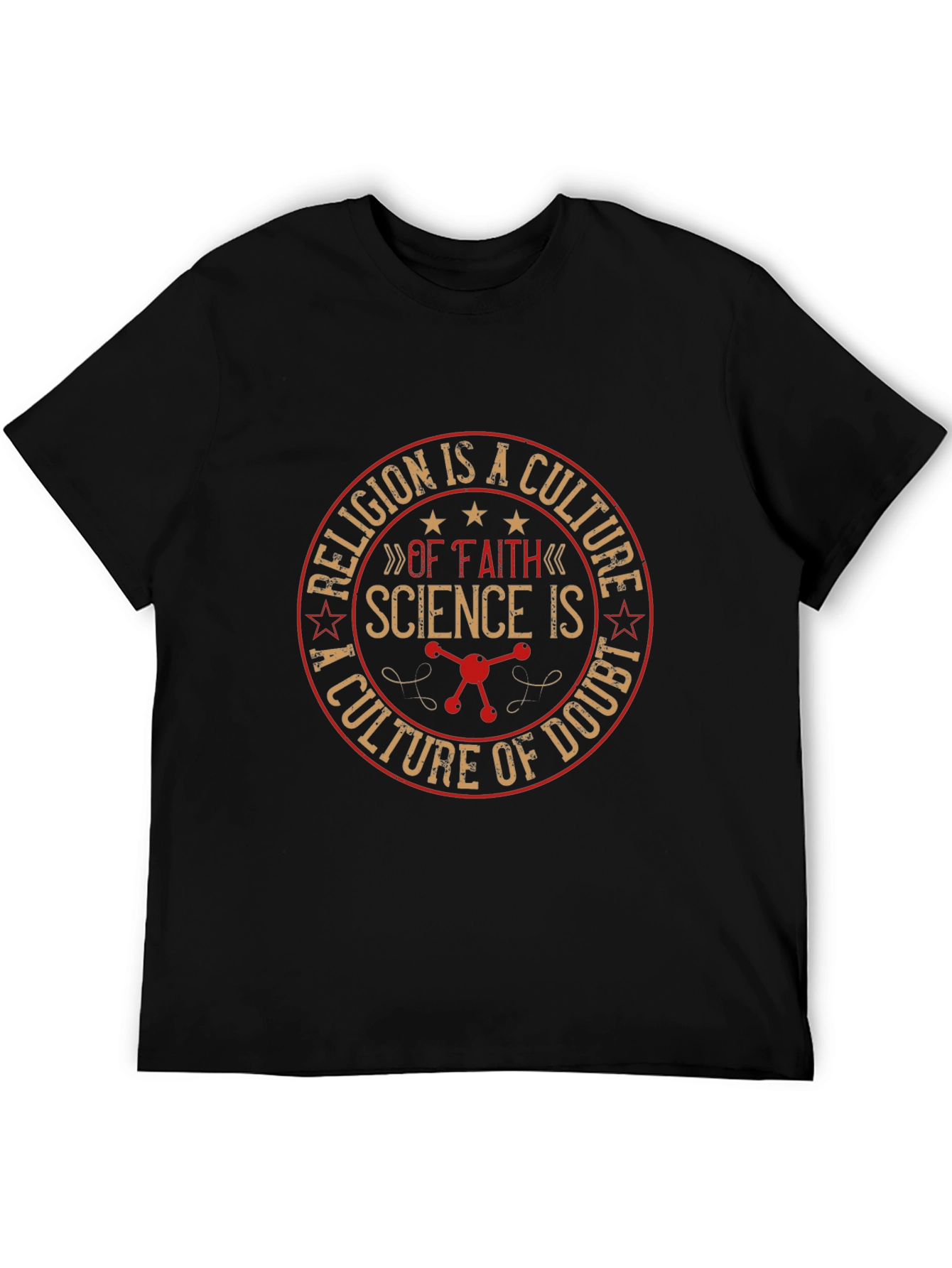 Science vs Religion Graphic Tee
