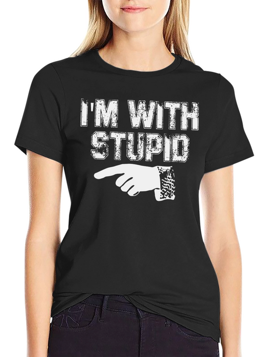 Im With Stupid Graphic Tee
