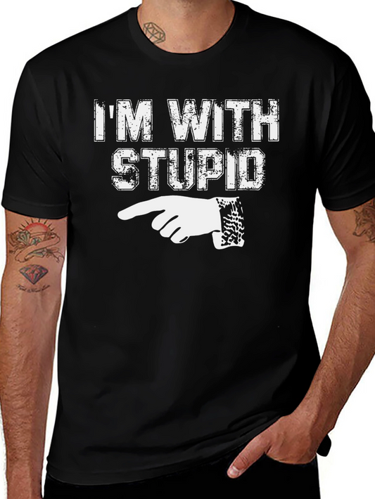 Im With Stupid Graphic Tee