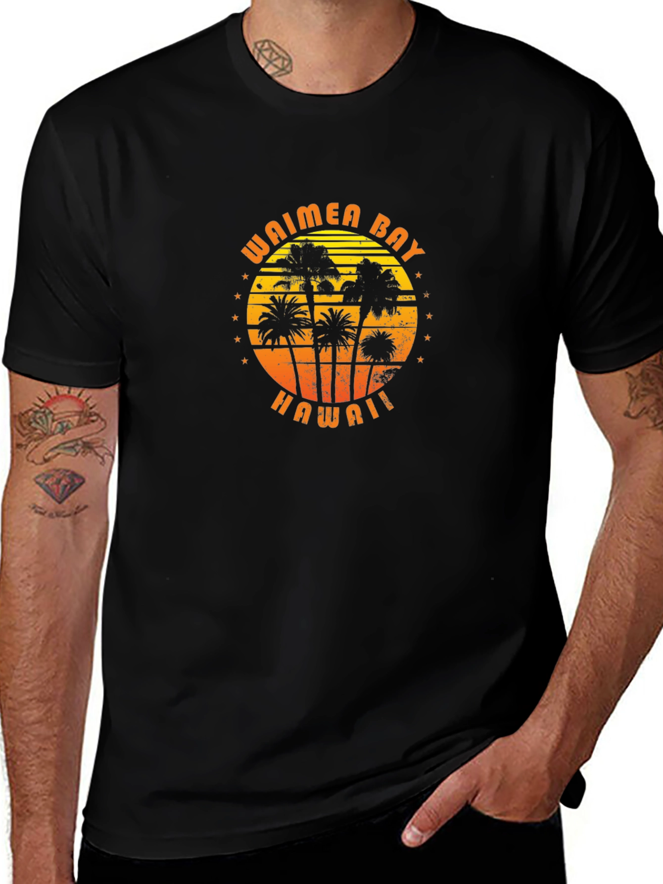 Waimea Bay Hawaii Graphic T-Shirt
