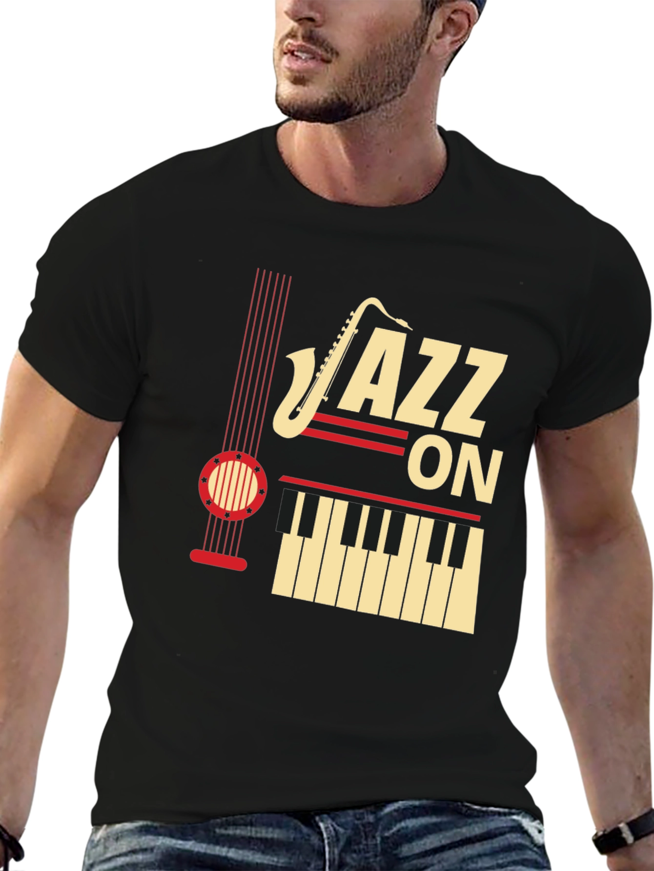 Jazz On T-Shirt