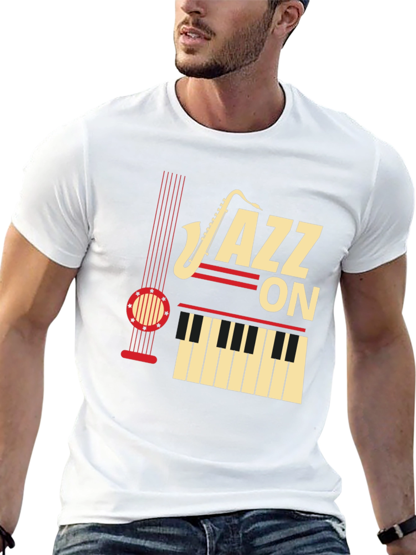 Jazz On T-Shirt