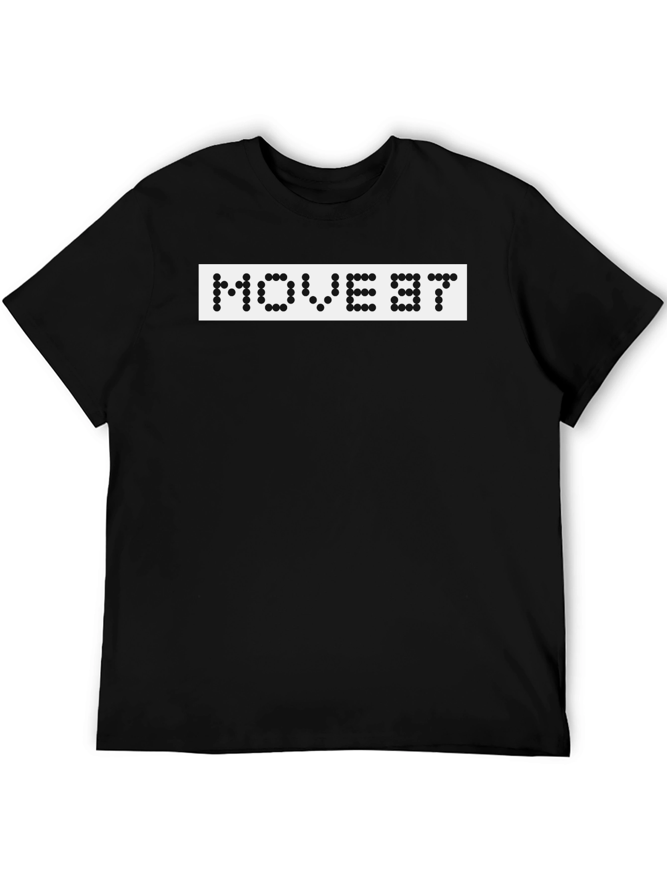 Move BT Dot Matrix Graphic Tee - Black