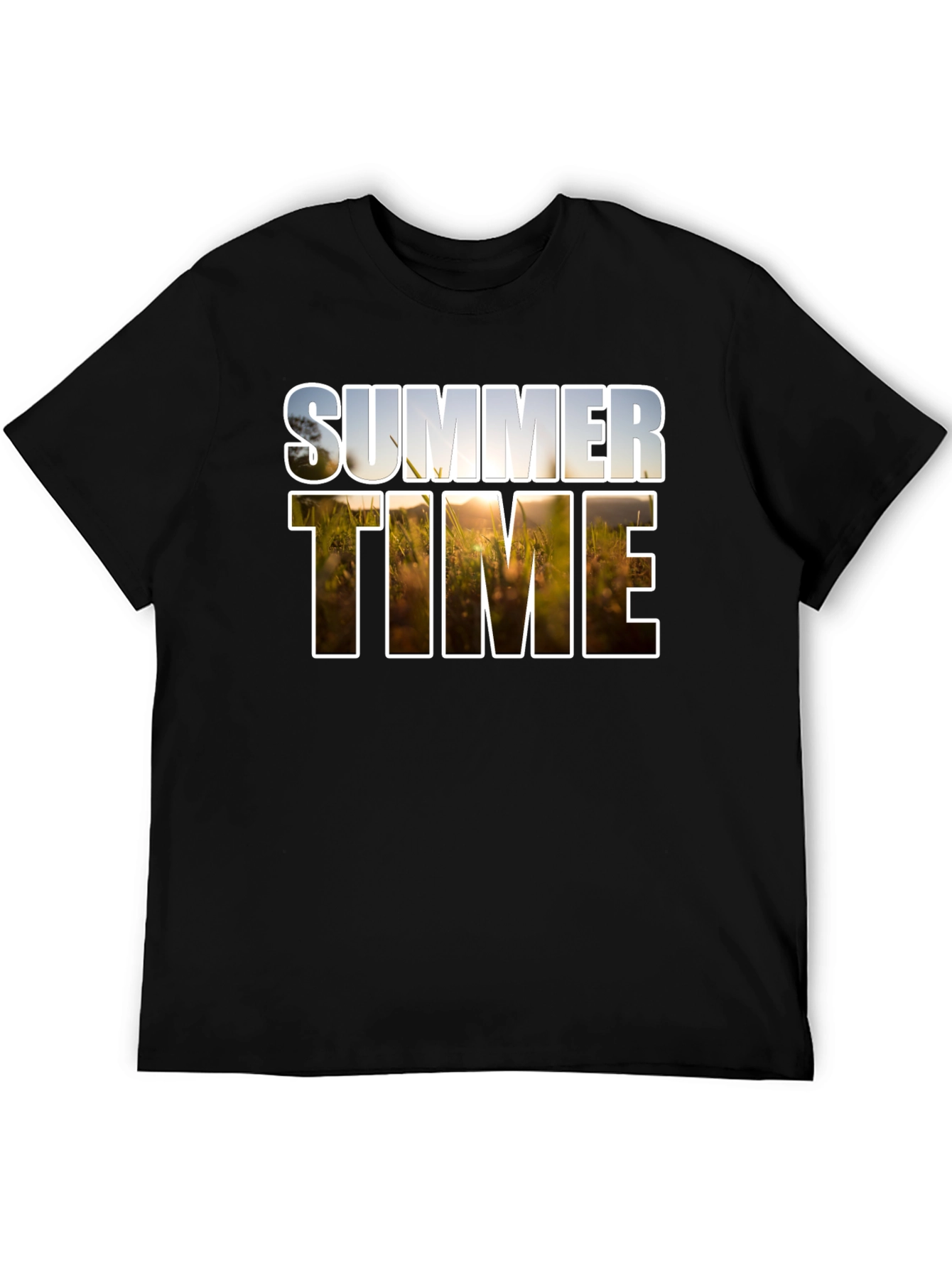 Summer Time Graphic Tee - Relaxed Fit Cotton T-Shirt