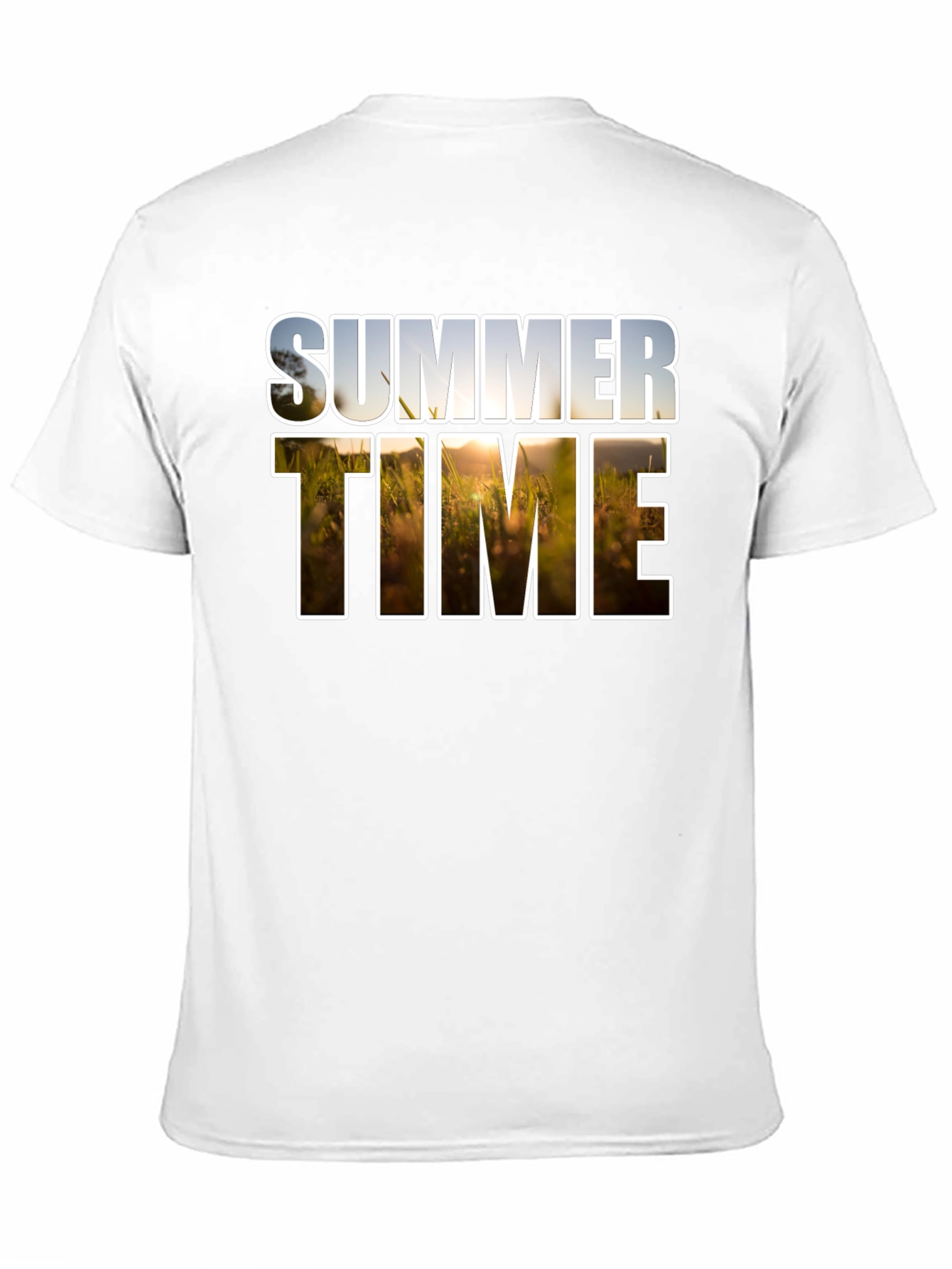 Summer Time Graphic Tee - Relaxed Fit Cotton T-Shirt