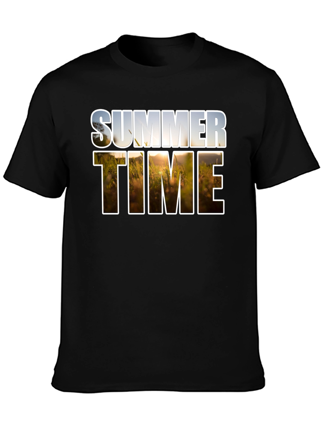 Summer Time Graphic Tee - Relaxed Fit Cotton T-Shirt