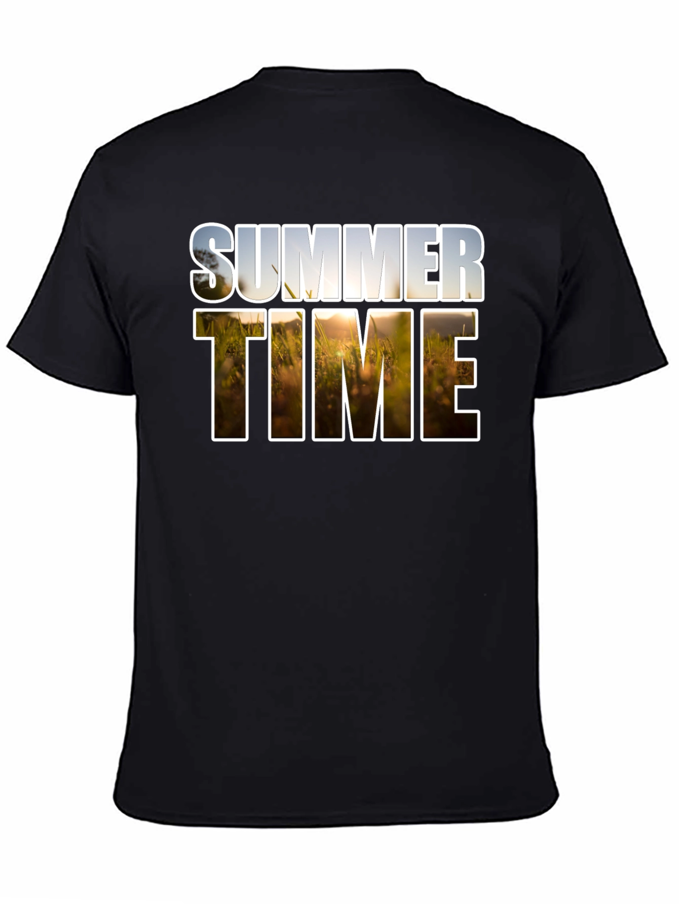 Summer Time Graphic Tee - Relaxed Fit Cotton T-Shirt